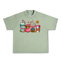 Oil Green longhaired cow coffee cups Urban Heavy Tee - Jasminsmagicworld