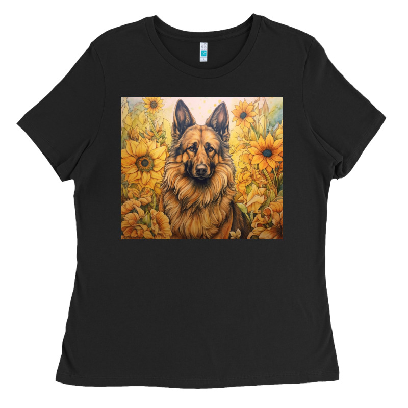 German Shepherd Ladies Tee by Unal Design | Teevron