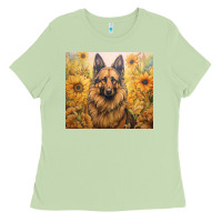 Matcha german shepherd Ladies Tee - Unal Design