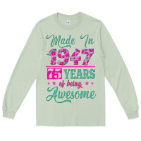 Matcha made in 1947, 75 years of being awesome kopya Long Sleeve Tee - Jasminsmagicworld