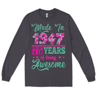 Smoke made in 1947, 75 years of being awesome kopya Long Sleeve Tee - Jasminsmagicworld