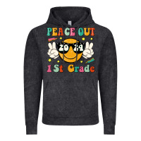 Vintage Black peace out 2024 1st grade Vintage Hoodie - JahusDesignShop