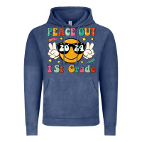 Vintage Denim peace out 2024 1st grade Vintage Hoodie - JahusDesignShop