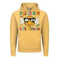 Vintage Mustard peace out 2024 1st grade Vintage Hoodie - JahusDesignShop