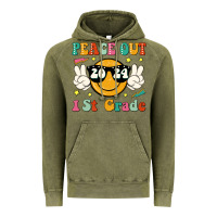 Vintage Olive peace out 2024 1st grade Vintage Hoodie - JahusDesignShop