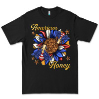 Black American honey with bee Premium Tee - texasbilliewilder