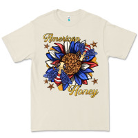 Bone American honey with bee Premium Tee - texasbilliewilder