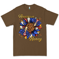 Cacao American honey with bee Premium Tee - texasbilliewilder