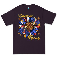Plum American honey with bee Premium Tee - texasbilliewilder