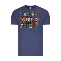 Vintage Denim diamonds are a girl's best friend Vintage Tee - AdoDesignShop