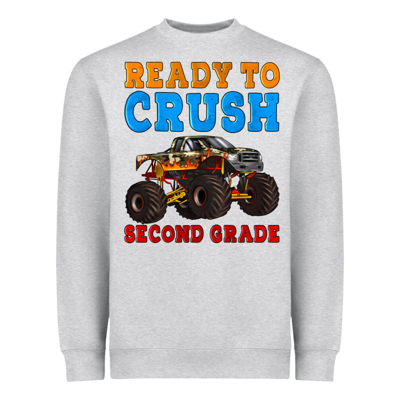 Ready To Crush Second Grade Heavyweight Sweatshirt by Artiststas | Teevron