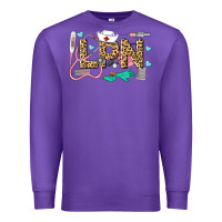 Purple LPN Certified Nursing Assistant Premium Sweatshirt - LillyAllenDesigns
