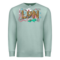 Seafoam LPN Certified Nursing Assistant Premium Sweatshirt - LillyAllenDesigns