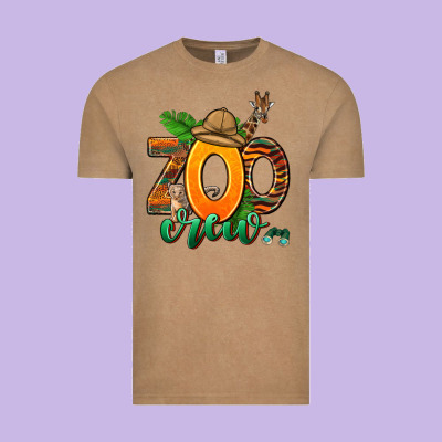 Zoo Crew Vintage Tee Designed By Adodesignshop