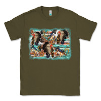 Army Green indian western background Classic Tee - AdoDesignShop