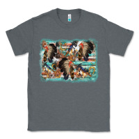 Charcoal Heather indian western background Classic Tee - AdoDesignShop