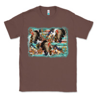 Chestnut indian western background Classic Tee - AdoDesignShop