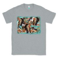 Heather Grey indian western background Classic Tee - AdoDesignShop