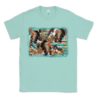 Seafoam indian western background Classic Tee - AdoDesignShop