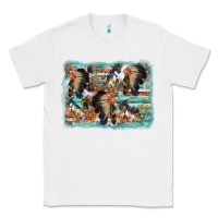 White indian western background Classic Tee - AdoDesignShop