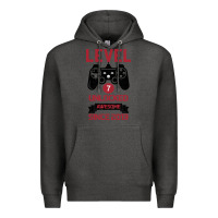 Charcoal Heather Kids Level 7 Unlocked Awesome Since 2013 Premium Hoodie - Bettercallsaul