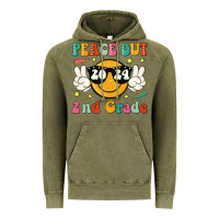 Vintage Olive peace out 2024 2nd grade Vintage Hoodie - JahusDesignShop