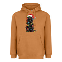 Meerkat christmas newfoundland dog Heavyweight Hoodie - LillyAllenDesigns