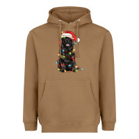Toasted Coconut christmas newfoundland dog Heavyweight Hoodie - LillyAllenDesigns