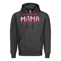 Charcoal Heather one loved mama Zipper Hoodie - MaliasSmallBusiness