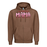 Chestnut one loved mama Zipper Hoodie - MaliasSmallBusiness