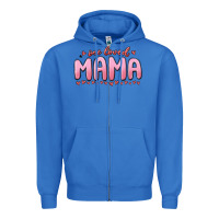 True Royal one loved mama Zipper Hoodie - MaliasSmallBusiness
