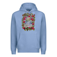 Colony Blue she is mom Premium Hoodie - JahusDesignShop