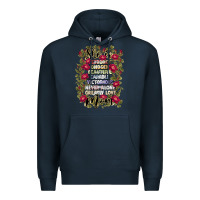 Navy she is mom Premium Hoodie - JahusDesignShop