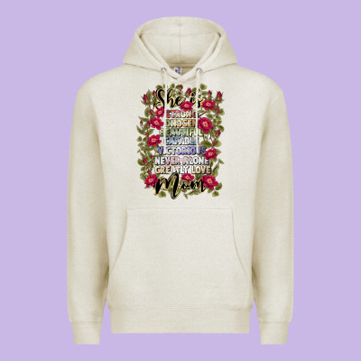 She Is Mom Premium Hoodie Designed By Jahusdesignshop