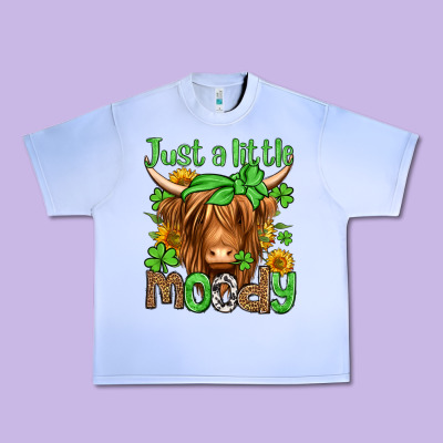 Just A Little Moody St Patricks Day Urban Heavy Tee Designed By Jasminsmagicworld