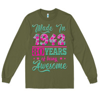 Army Green made in 1942, 80 years of being awesome kopya Long Sleeve Tee - Jasminsmagicworld