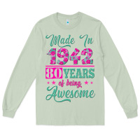 Made In 1942, 80 Years Of Being Awesome Kopya Long Sleeve Tee | Teevron