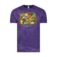 Cloud Purple Fall pumpkin Vintage Tee - Artiststas