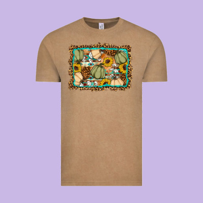 Fall Pumpkin Vintage Tee Designed By Artiststas