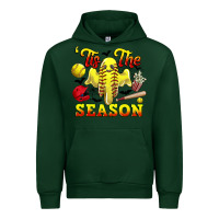 Forest Green tis the season softball halloween Urban Hoodie - CowGirlArtShop