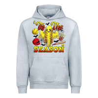 Heather Grey tis the season softball halloween Urban Hoodie - CowGirlArtShop