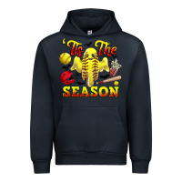 Navy tis the season softball halloween Urban Hoodie - CowGirlArtShop