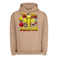 Pigment Burro tis the season softball halloween Urban Hoodie - CowGirlArtShop