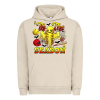 Pigment French Oak tis the season softball halloween Urban Hoodie - CowGirlArtShop