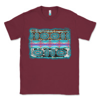 Burgundy turquoise gemstone background Classic Tee - AdoDesignShop