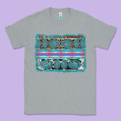 Turquoise Gemstone Background Classic Tee Designed By Adodesignshop