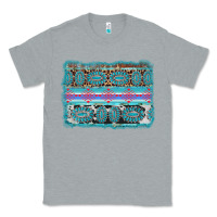 Heather Grey turquoise gemstone background Classic Tee - AdoDesignShop