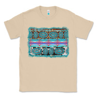 Mushroom turquoise gemstone background Classic Tee - AdoDesignShop
