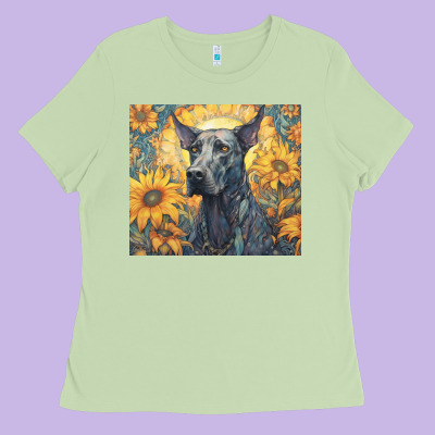 Great Dane Ladies Tee Designed By Unal Design