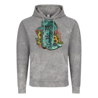 Cloud Rock Turquoise Cowboy Boots Vintage Hoodie - JahusDesignShop